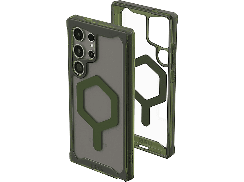 URBAN ARMOR GEAR Plyo Pro, S24 ice Backcover, Samsung, olive 5G, Ultra Galaxy / (transparent)