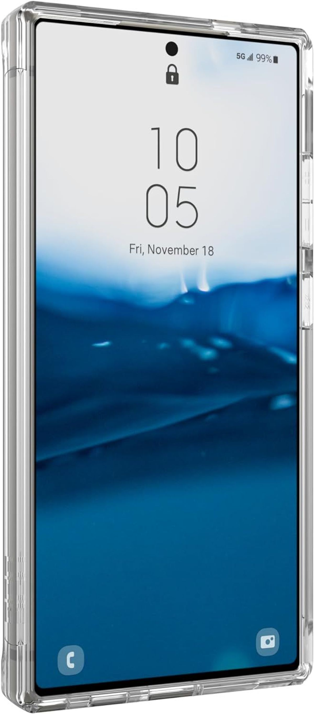 (transparent) 5G, Galaxy UAG ice Plyo, Backcover, Ultra S24 Samsung,