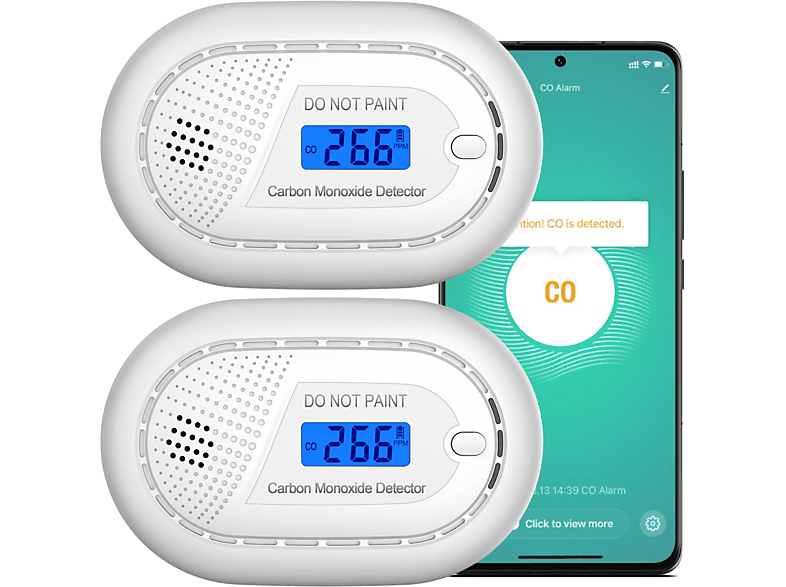 Jablotron ja-63s gecombineerde rook-en warmte-detector - Rookmelders