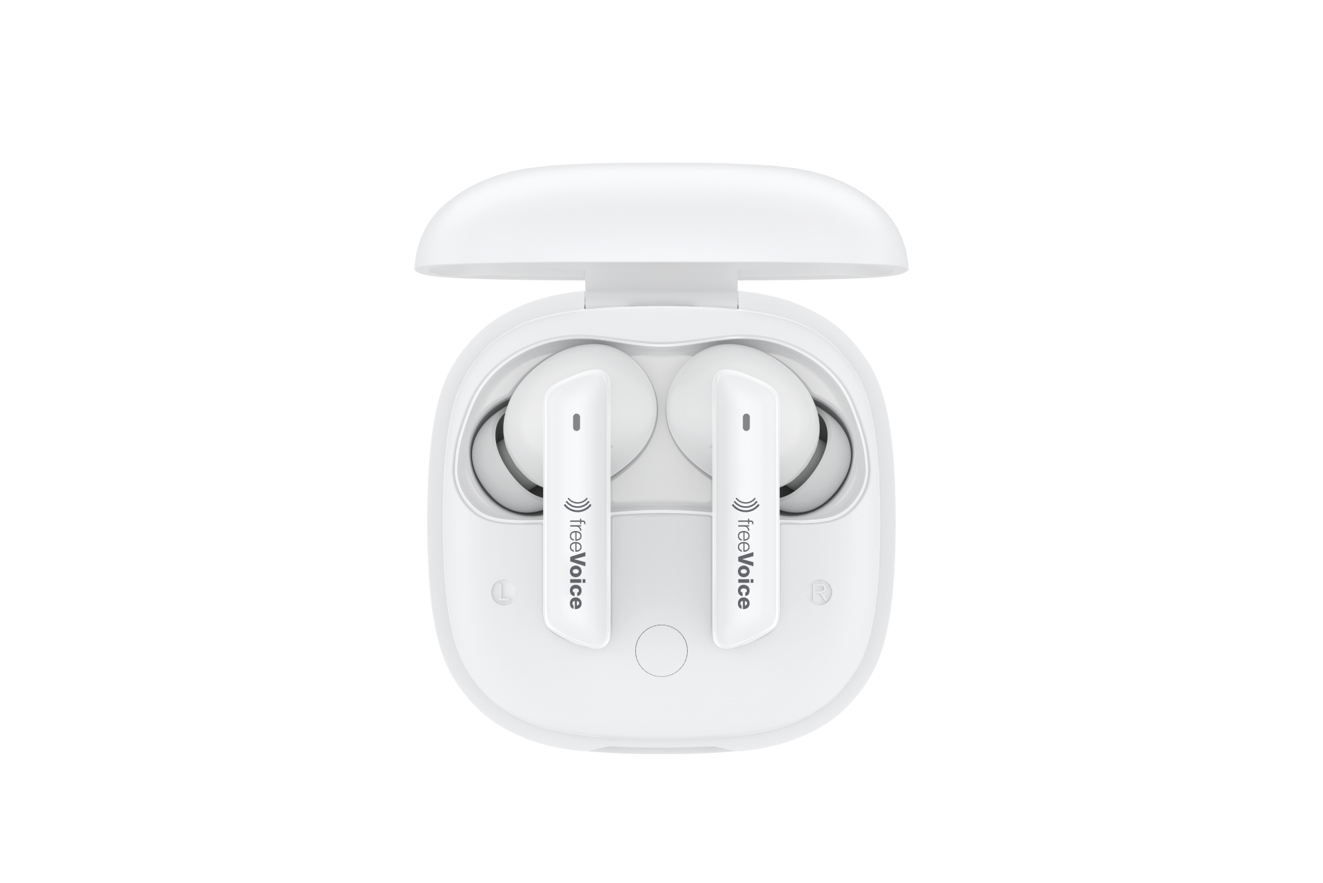 FREEVOICE Wave 500 Earbuds, In-ear Bluetooth Kopfhörer Weiss