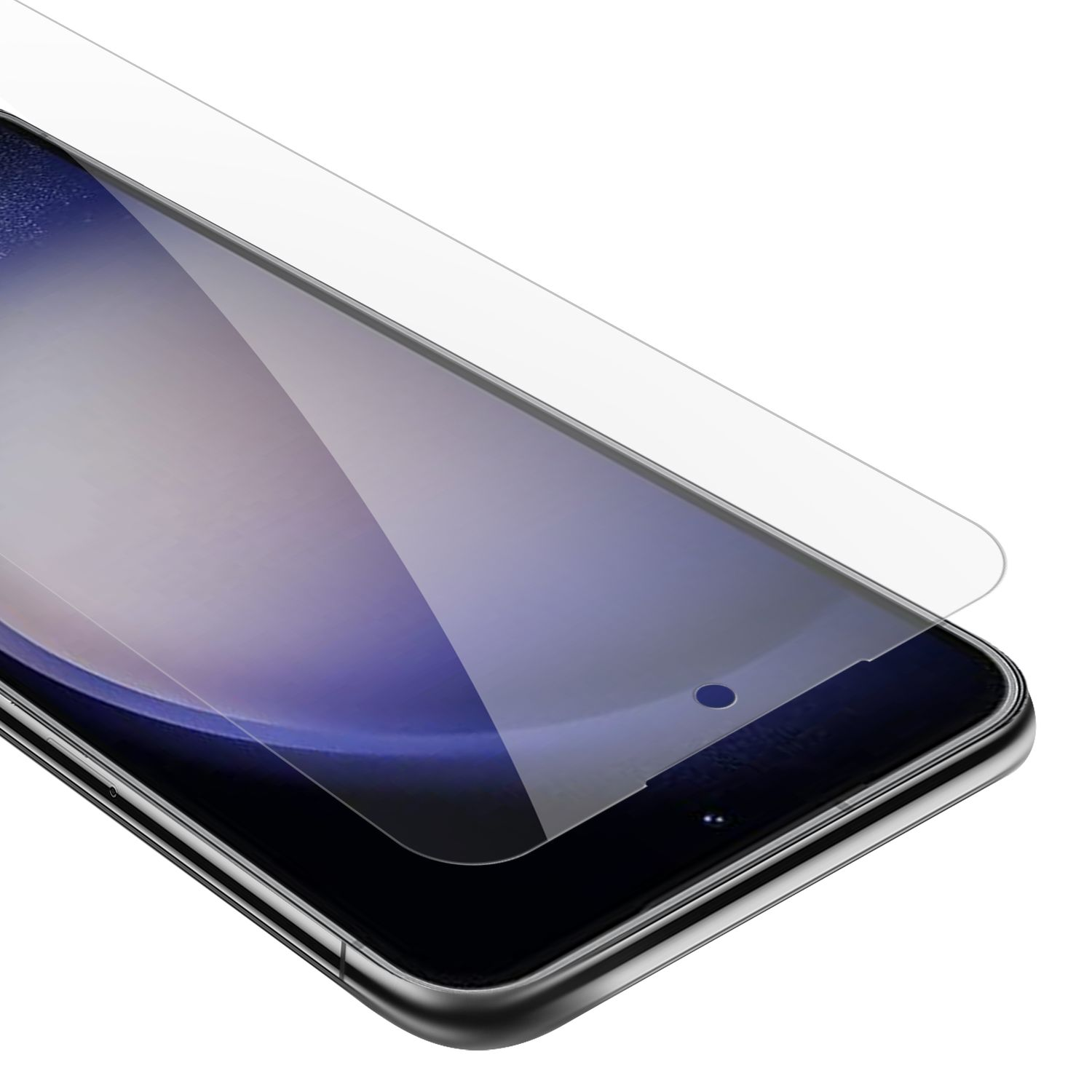 CADORABO Schutzglas Tempered Glas Schutzfolie(für Samsung PLUS) Galaxy S23