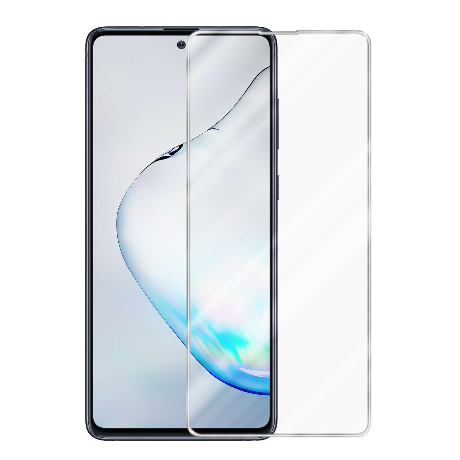 CADORABO Schutzglas Tempered Glas Schutzfolie(für LITE / Samsung 10 / M60s) NOTE A81 Galaxy