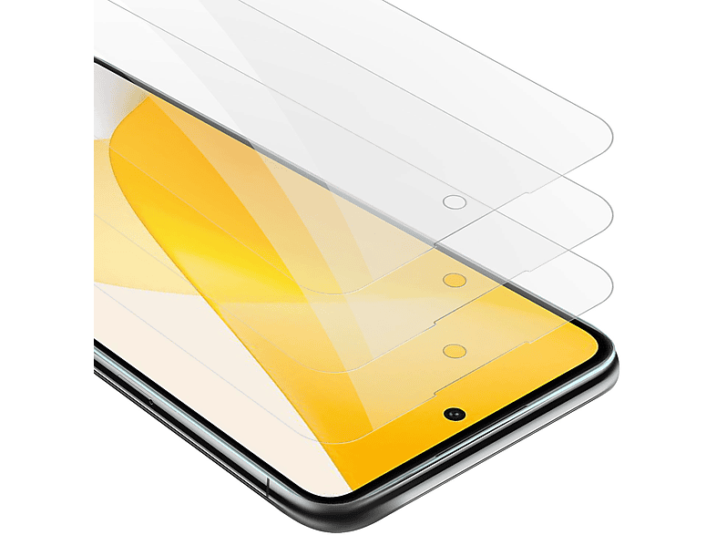 CADORABO 3x Schutzglas Tempered Glas Schutzfolie(für Xiaomi 12 LITE)