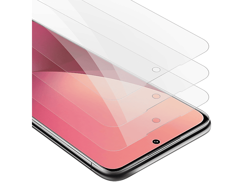 CADORABO 3x Schutzglas Tempered / 12X) 12 Xiaomi Schutzfolie(für Glas