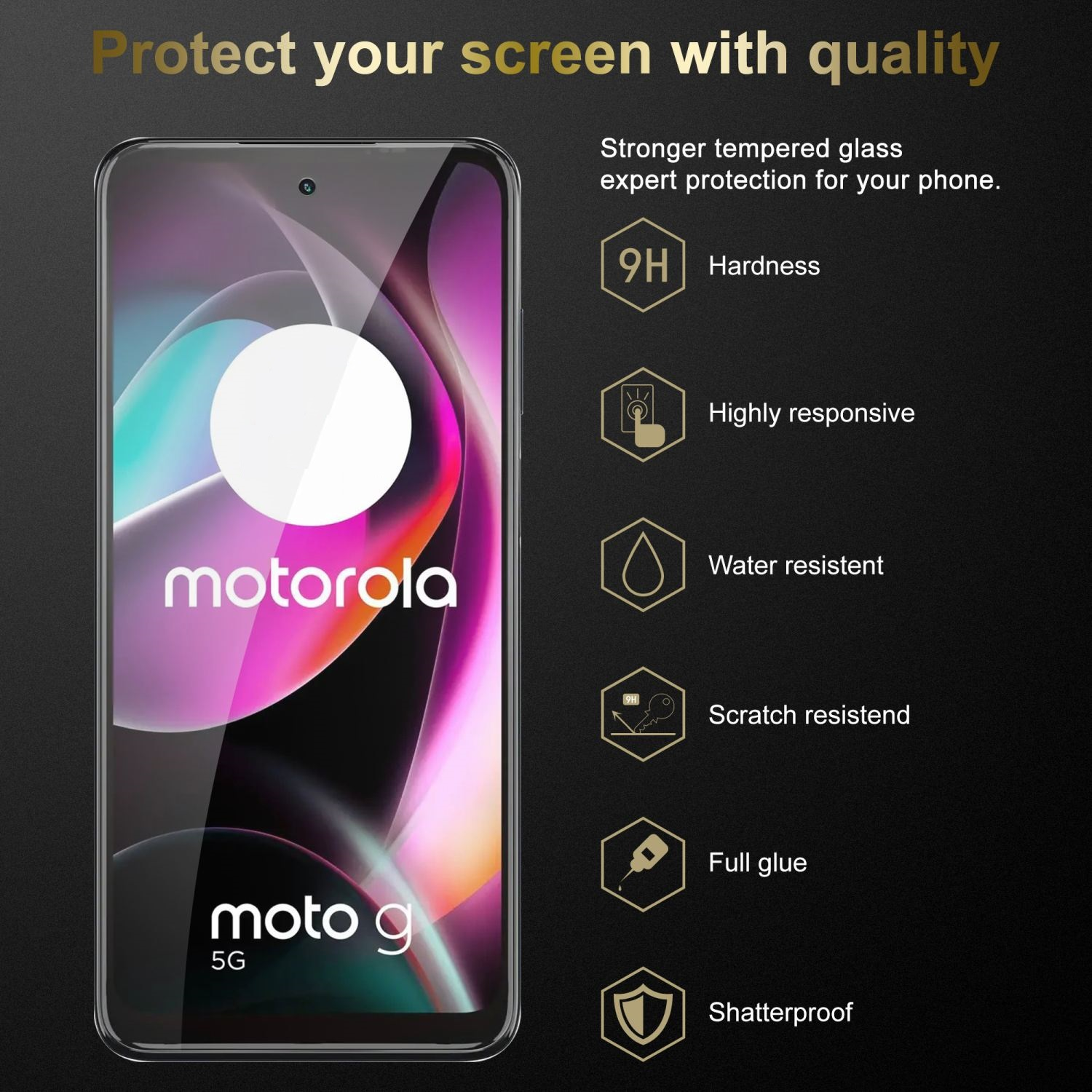 CADORABO 3x Pellicola Protettiva Vetro Temperato Per Motorola MOTO G7 G7 Plus 76992207