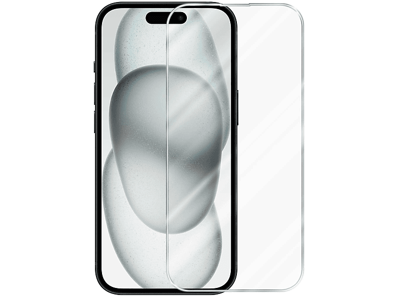 CADORABO Schutzglas Schutzfolie(für 15) Apple Tempered Glas iPhone
