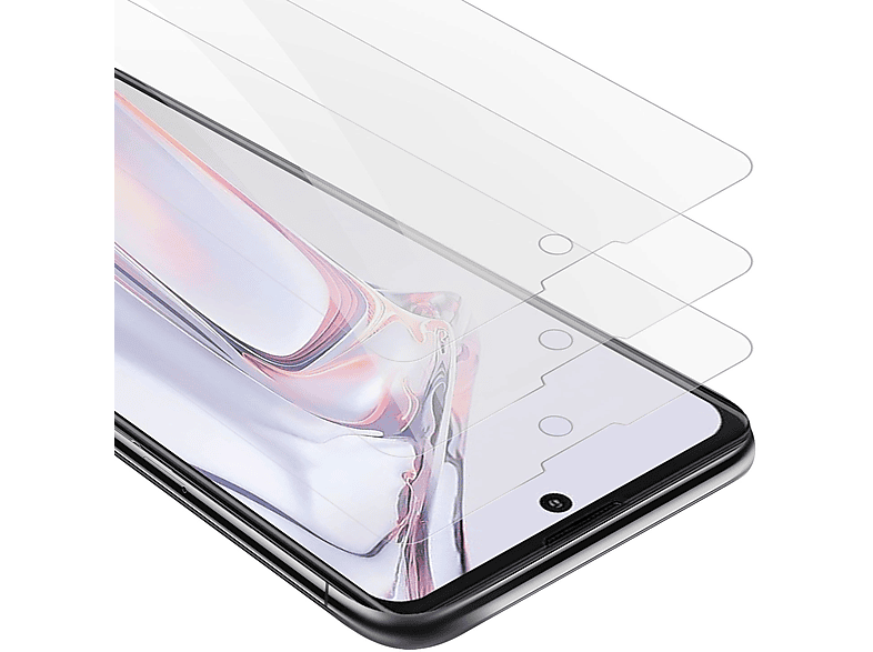 CADORABO 3x Schutzglas Tempered A100) Blackview Glas Schutzfolie(für