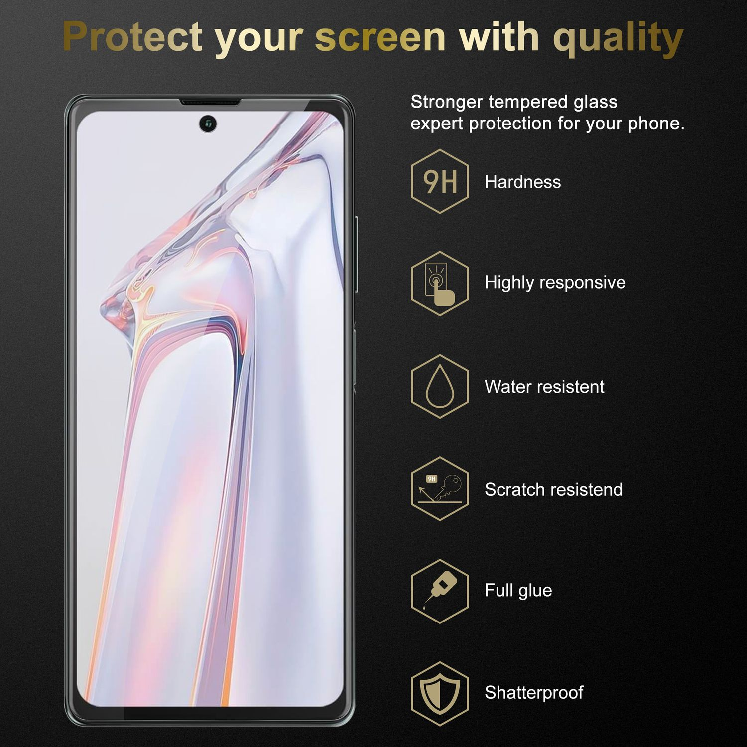 Cadorabo Pellicola Protettiva copertura completa compatibile con Samsng