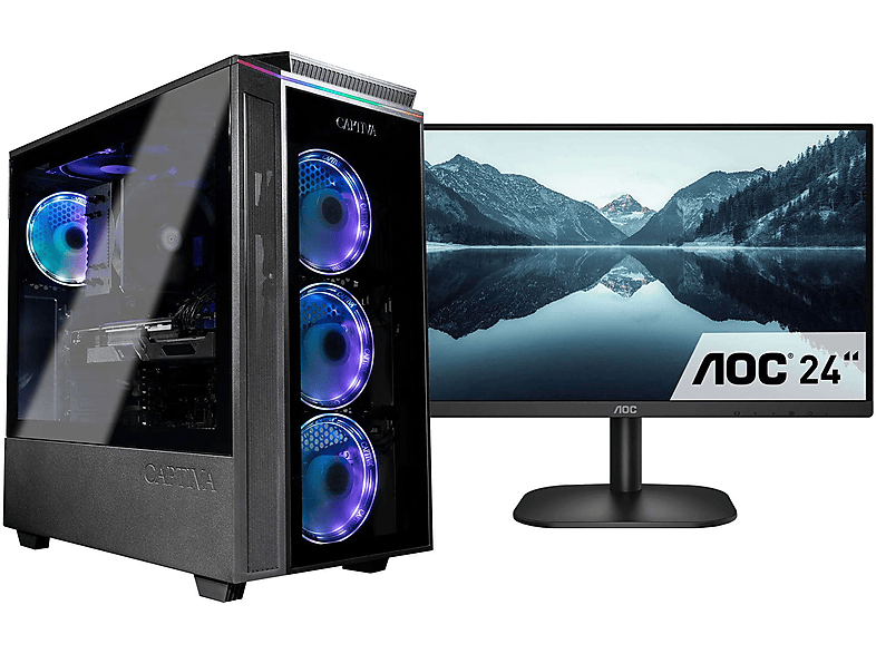 Pack PC gaming  - Advanced Gaming I75-606 TFT Bundle CAPTIVA