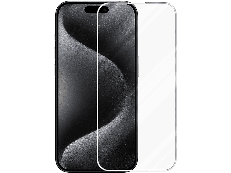 CADORABO Schutzglas Tempered PRO Glas Apple Schutzfolie(für iPhone MAX) 15