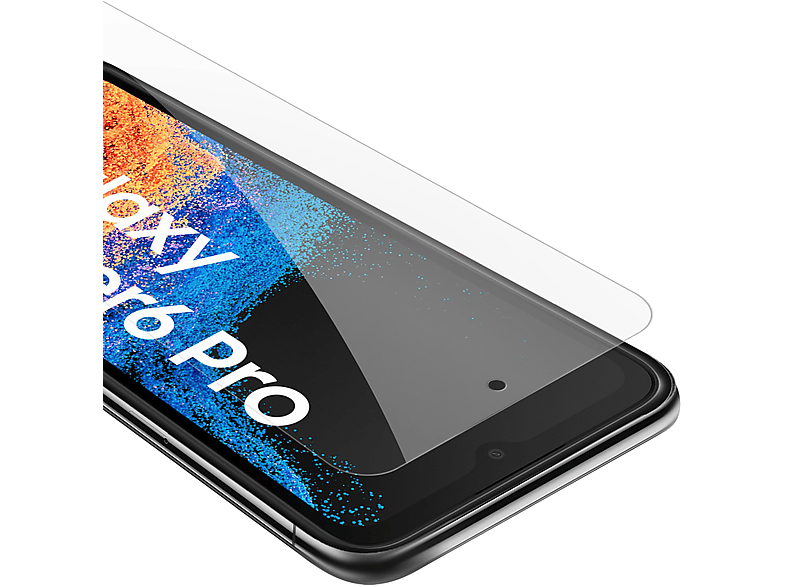 Glas 6 PRO) Samsung Schutzglas CADORABO XCover Tempered Galaxy Schutzfolie(für