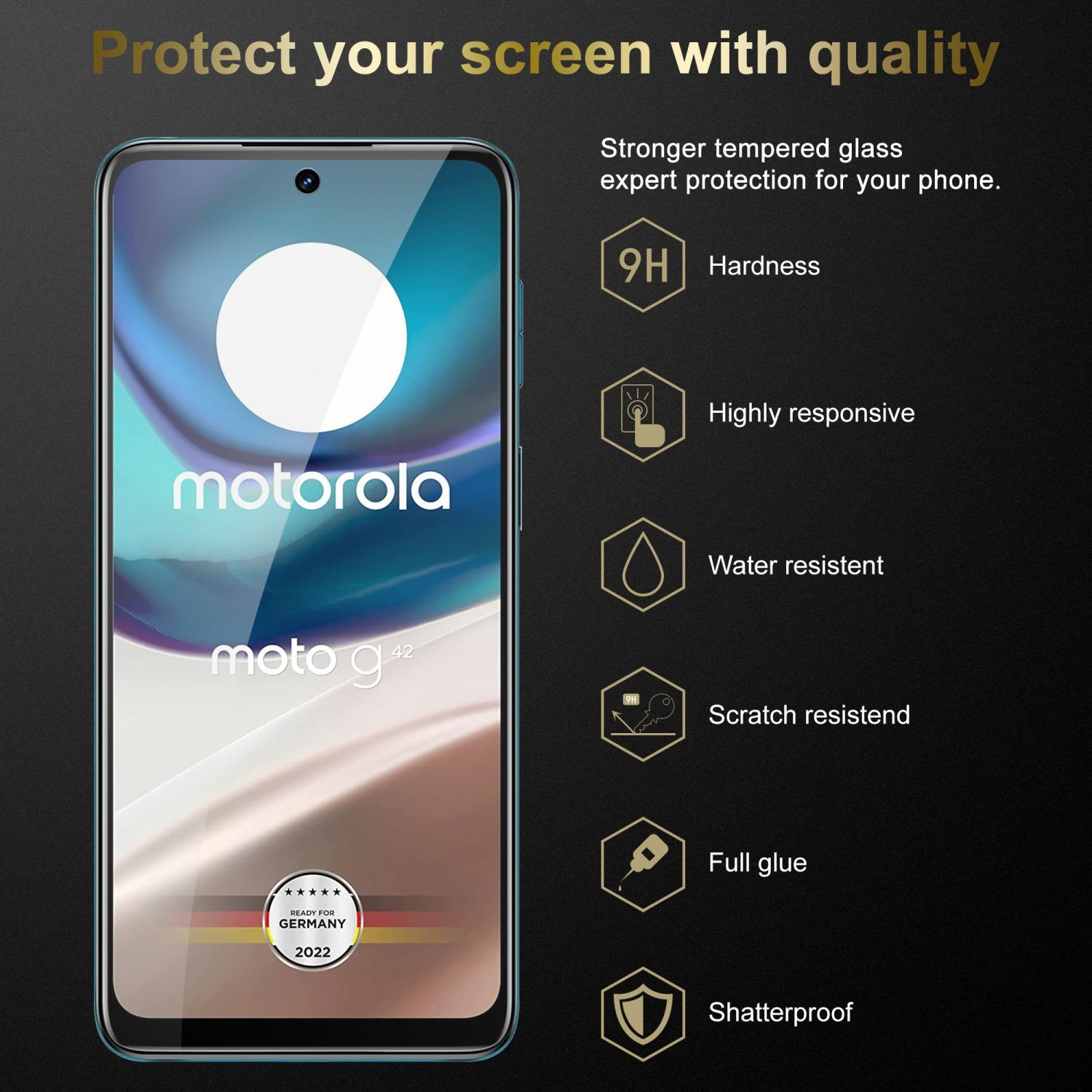 Cadorabo Pellicola Protettiva Compatibile con LG K40 in