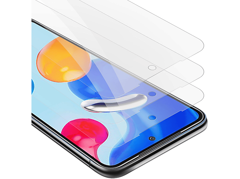 RedMi / 3x 11S 4G) Tempered NOTE Schutzglas 4G Xiaomi Glas CADORABO Schutzfolie(für 11