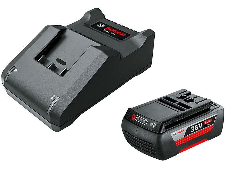 BOSCH Ladegerät-Set & AND F016800609 HOME Batterie- GARDEN