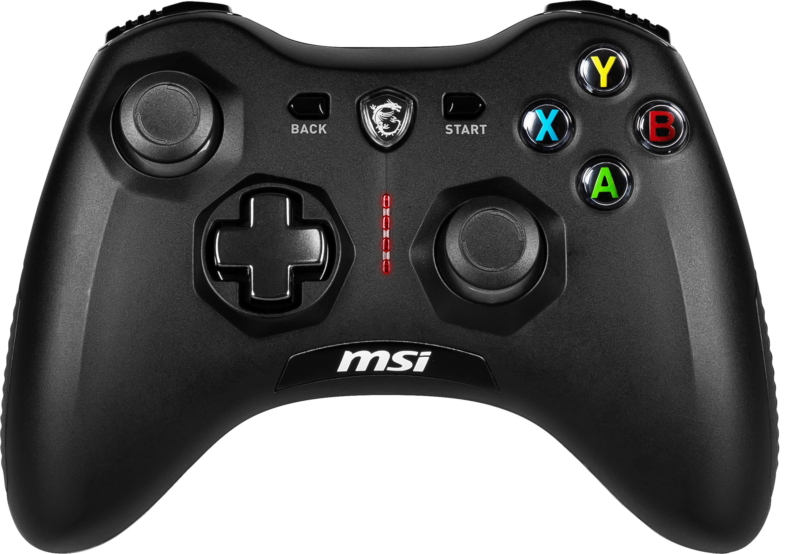 MSI GG Force GC30 V2 Android, PC Kablolu ve Kablosuz Gamepad Siyah