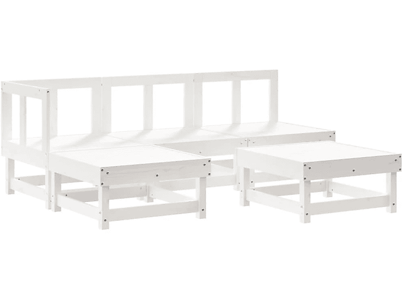 VIDAXL 3186516 Gartentisch- Stuhlset, und Weiß