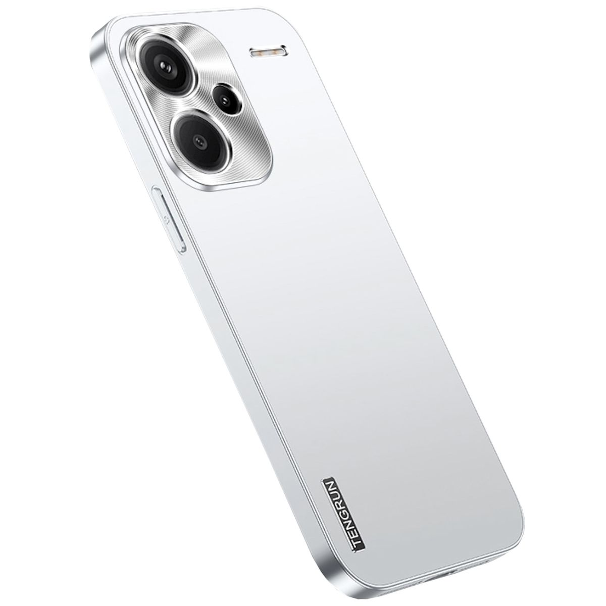 WIGENTO Feinmattes Metall Design Xiaomi, Silber Backcover, Plus, Redmi Note Pro 13 Hülle