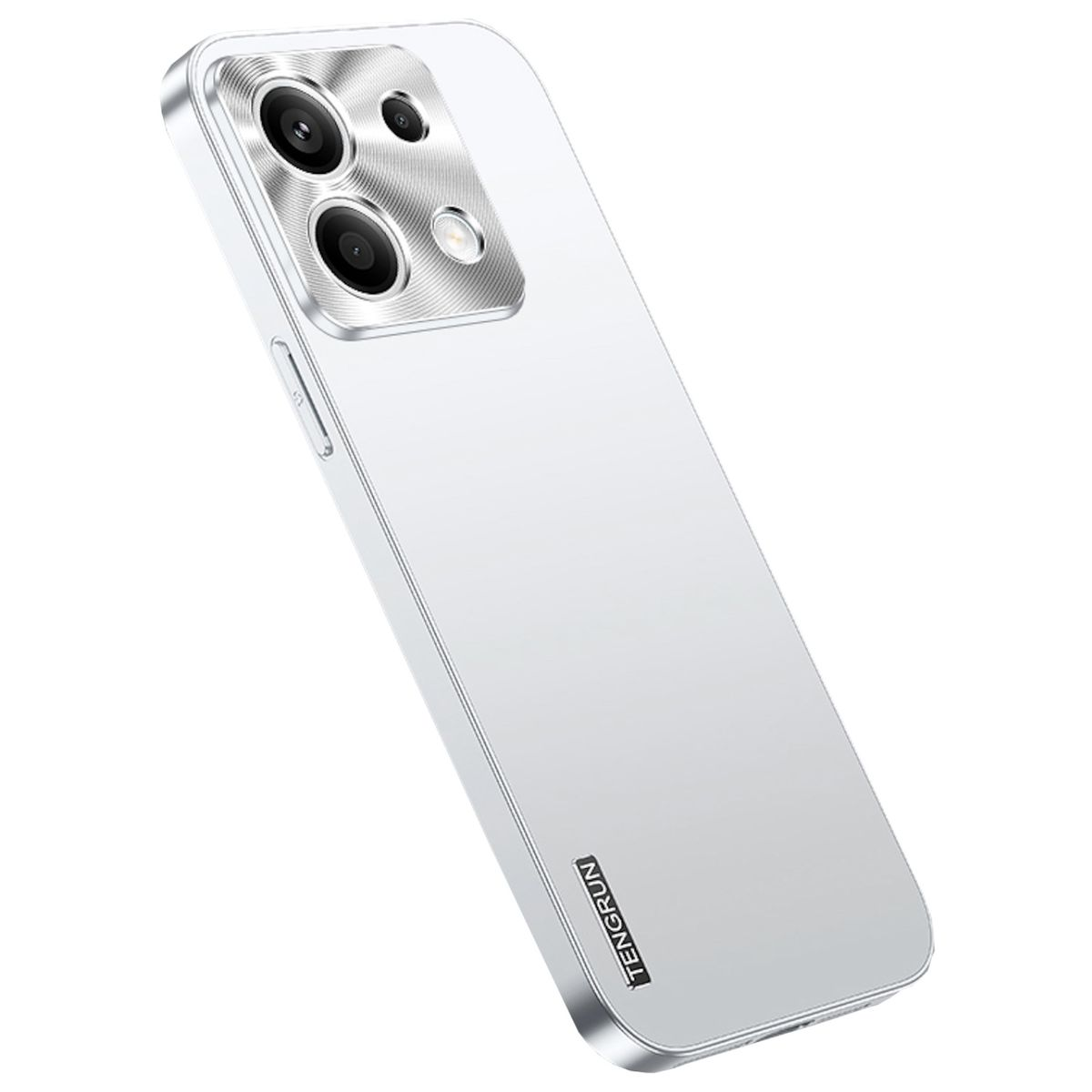 Xiaomi, Hülle, Design Poco / Backcover, Feinmattes 13 Pro Redmi Note X6, Silber Metall WIGENTO