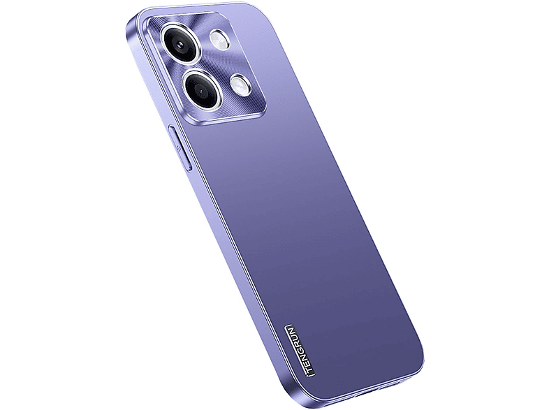 WIGENTO Feinmattes Metall Design Hülle, Backcover, Xiaomi, Redmi Note 13, Lila