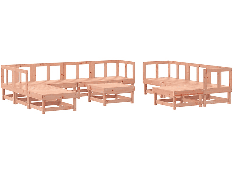 Gartentisch- Stuhlset, VIDAXL und Natur 3186415