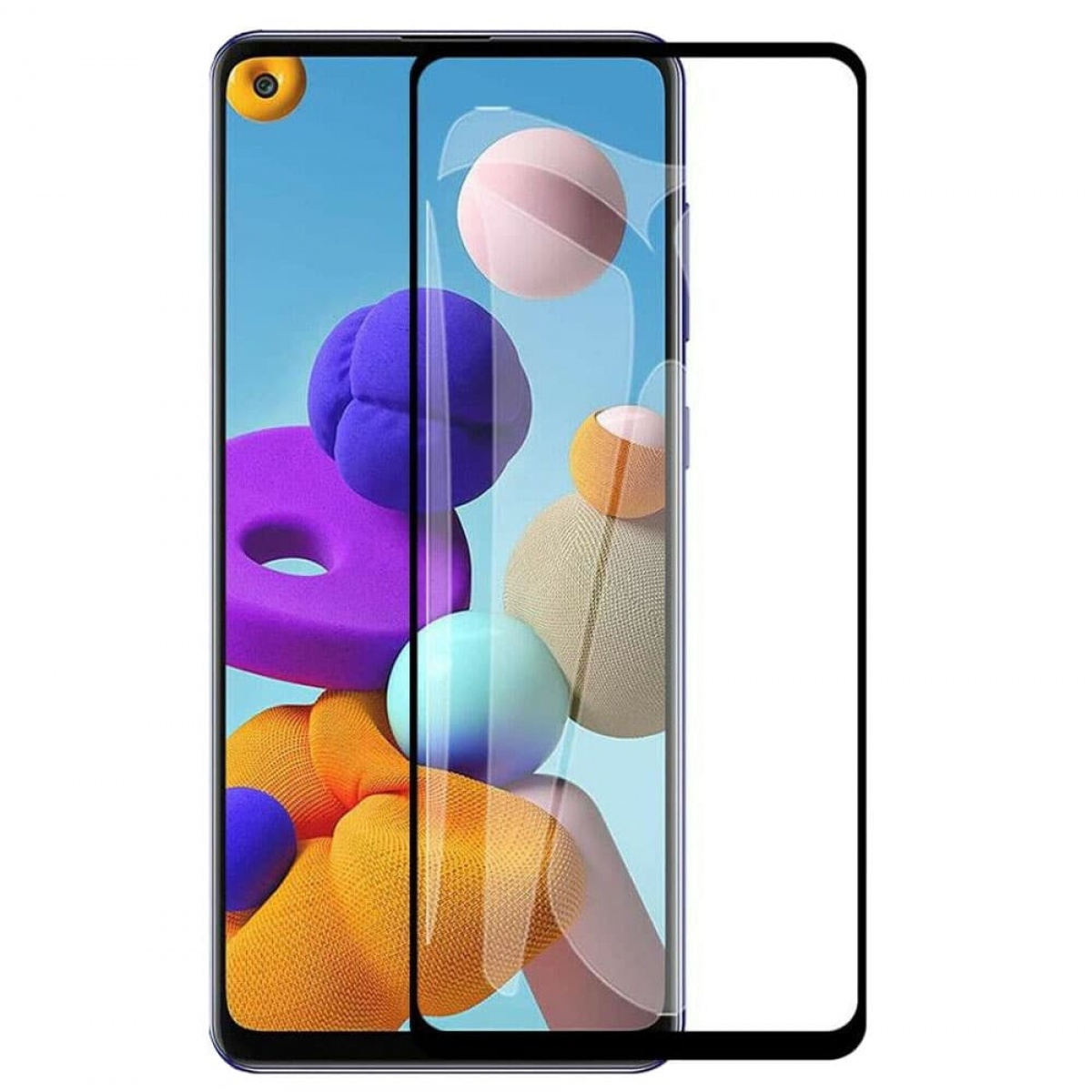 CASEONLINE 9D Displayschuts(für Samsung Galaxy A21s)