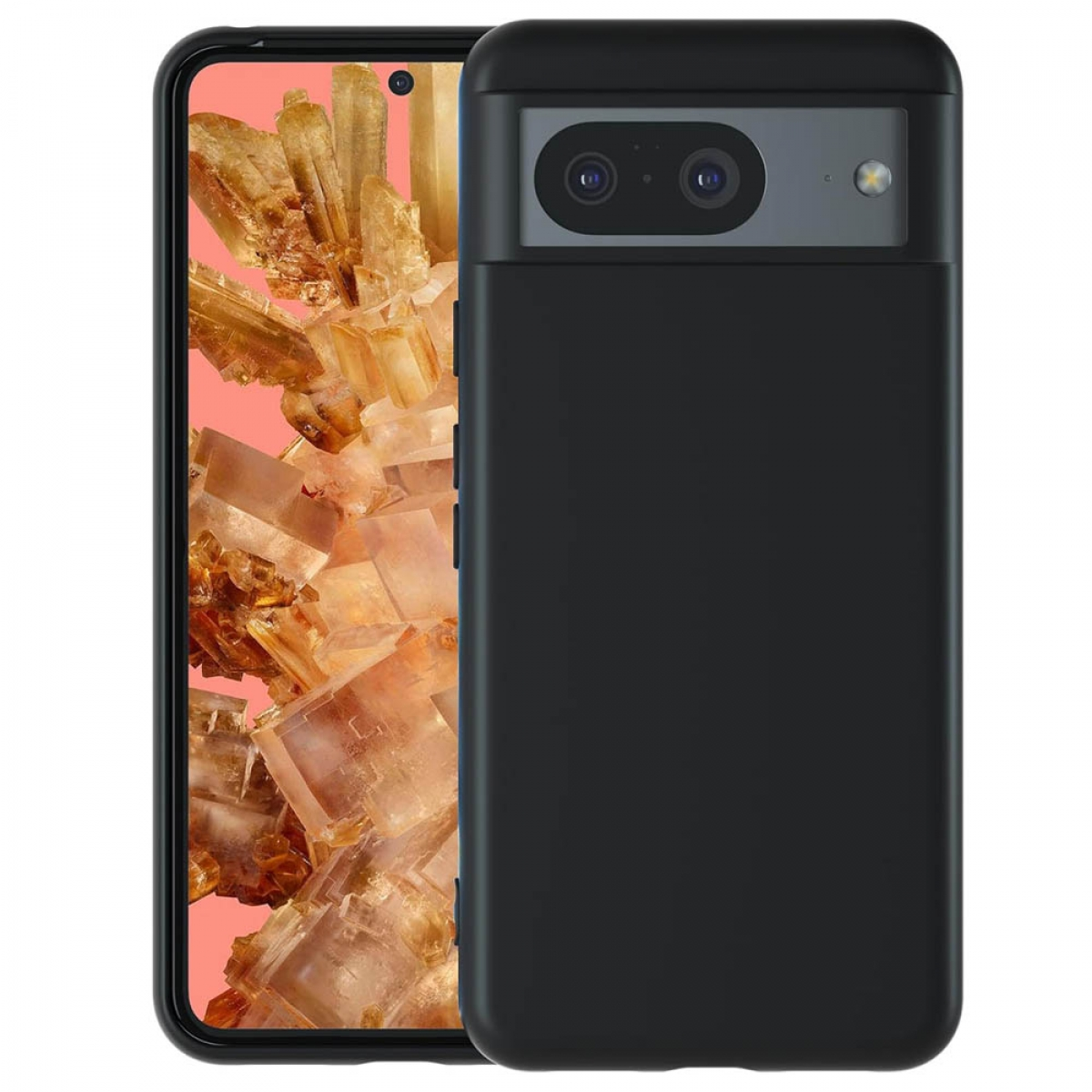 CASEONLINE Matt, Backcover, Google, Pixel 8, Schwarz