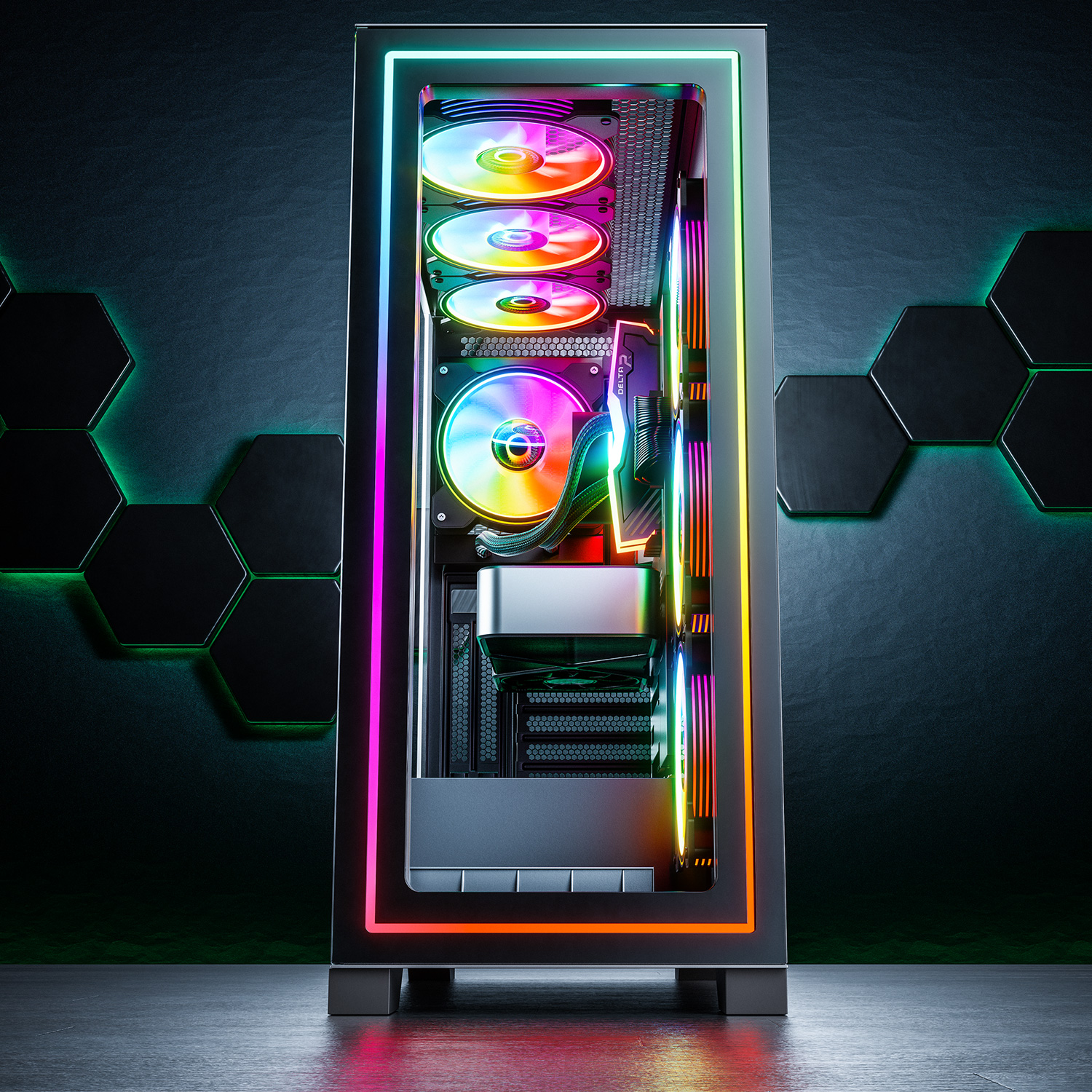 GameMachines Neo Gaming PC - AMD Ryzen 7 7700 & NVIDIA RTX 5070 Mit 32GB DDR5 RAM