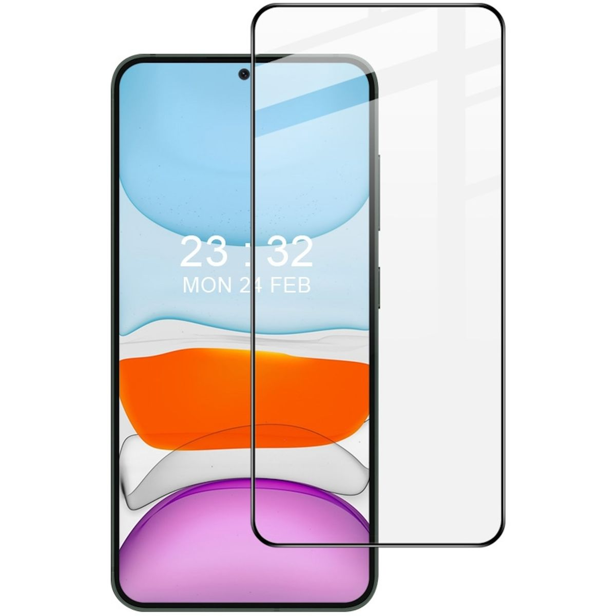 Glas S24 Schutzglas(für Samsung Galaxy H9 Hart WIGENTO Plus) Display Full 2x