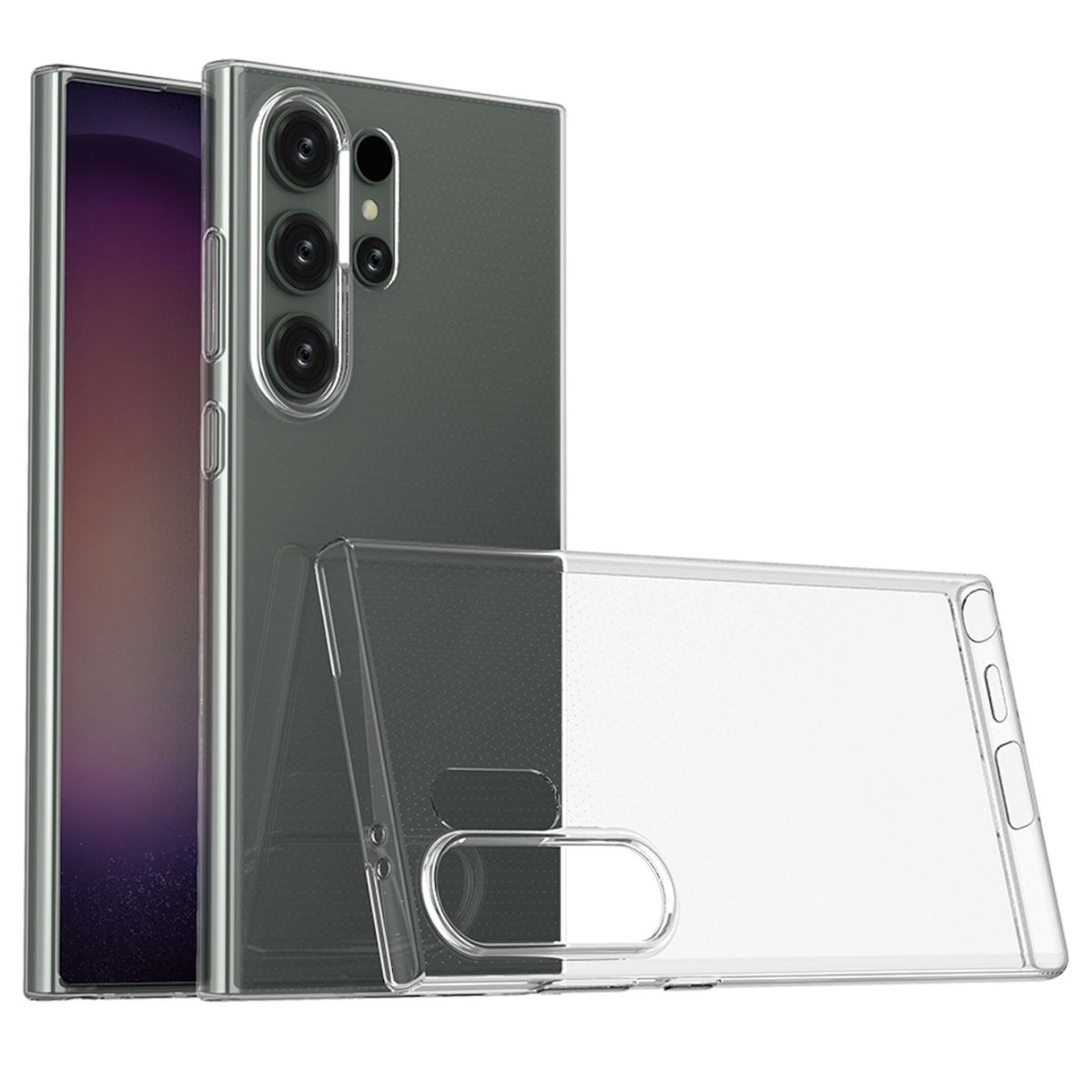 TPU Silikon Galaxy robust, Ultra, dünn Hülle Backcover, Samsung, WIGENTO Transparent S24