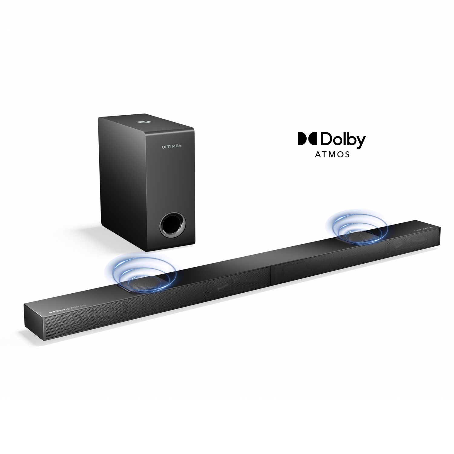 S70 ULTIMEA Nova Soundbar, - Atmos 3.1.2 Schwarz Soundbar, Kanal Dolby Spitzenleistung, 390W