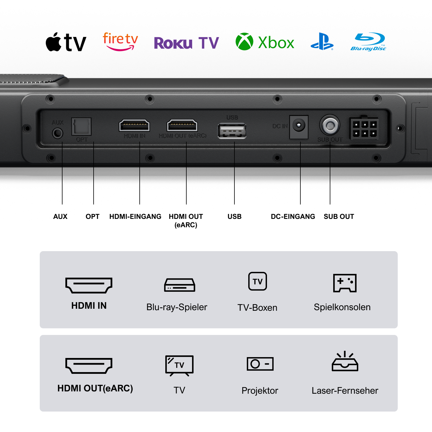 ULTIMEA Nova S70 - 390W, 3.1.2ch Soundbar Schwarz Dolby 2 Atmos Geräte, TV Spitzenleistung für Soundbar, Up-Firing-Treiber