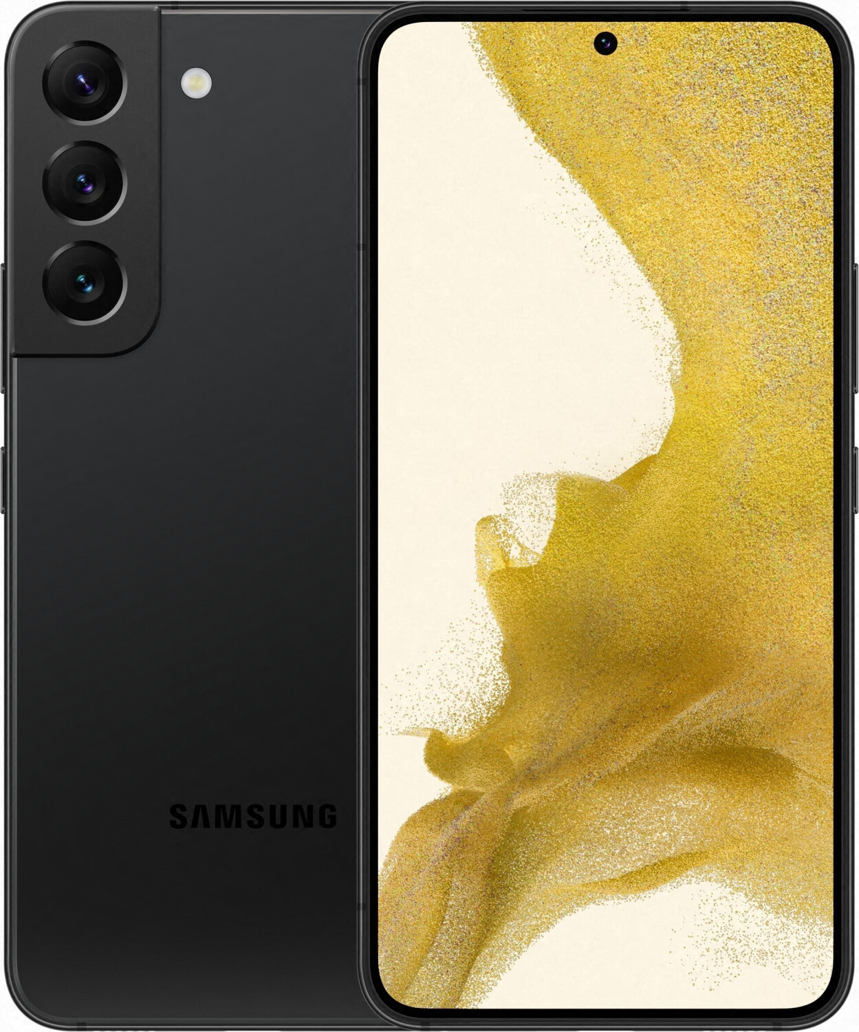 SAMSUNG Dual 5G Dual-SIM REFURBISHED SIM schwarz Galaxy GB (*) 128 S22