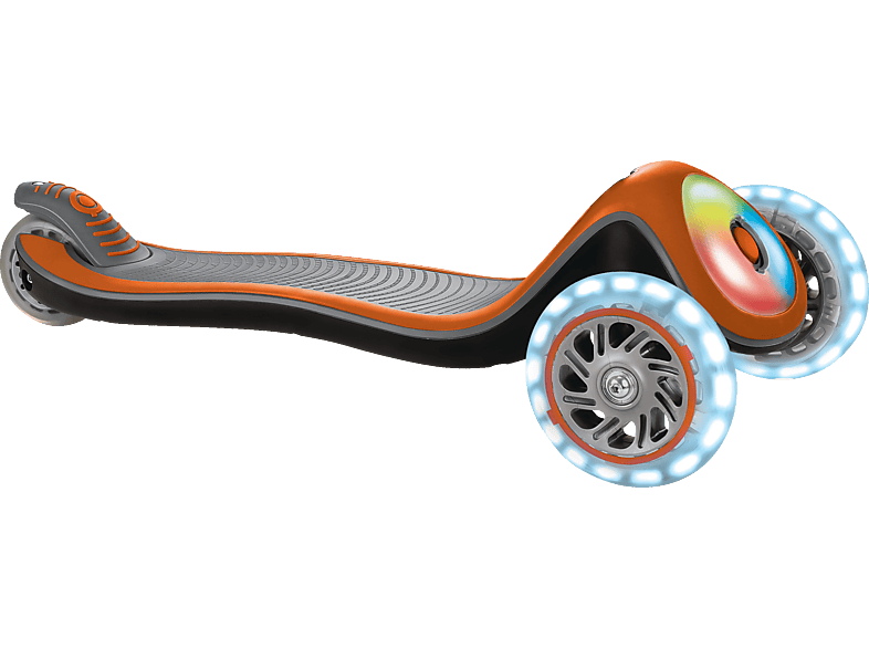 GLOBBER ELITE PRIME kupferbraun, mit Leuchtrollen und Leuchtdeck Kinderfahrzeug