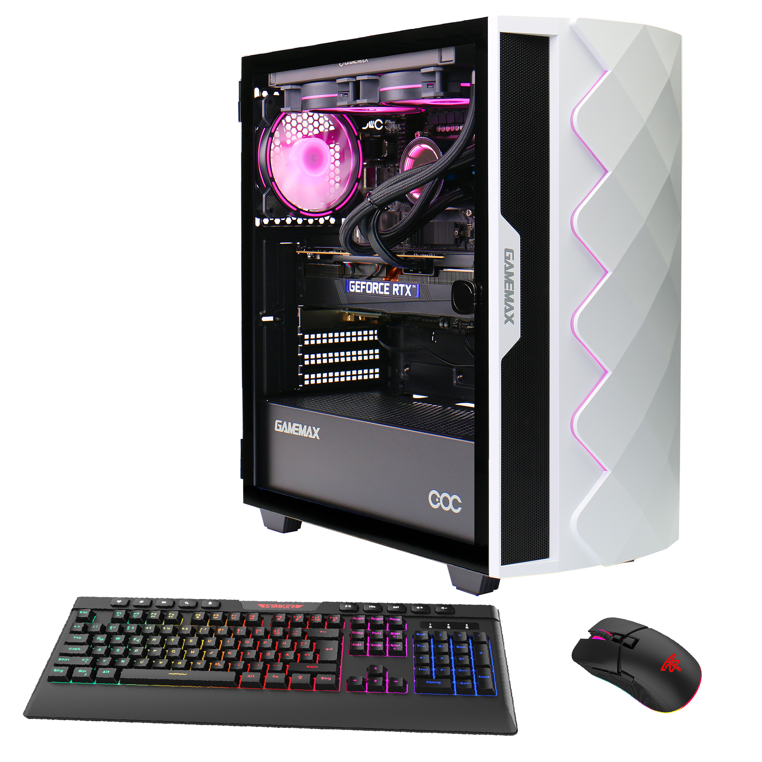 Microsoft Core™ i7 GeForce 11 Gaming-PC Prozessor, Diamond Home Bit), NVIDIA GB 4080 mit TB 16 7245, RTX™ GAMEMAX (64 WT Super™, 2 SSD, 32 GB Intel® Windows RAM,