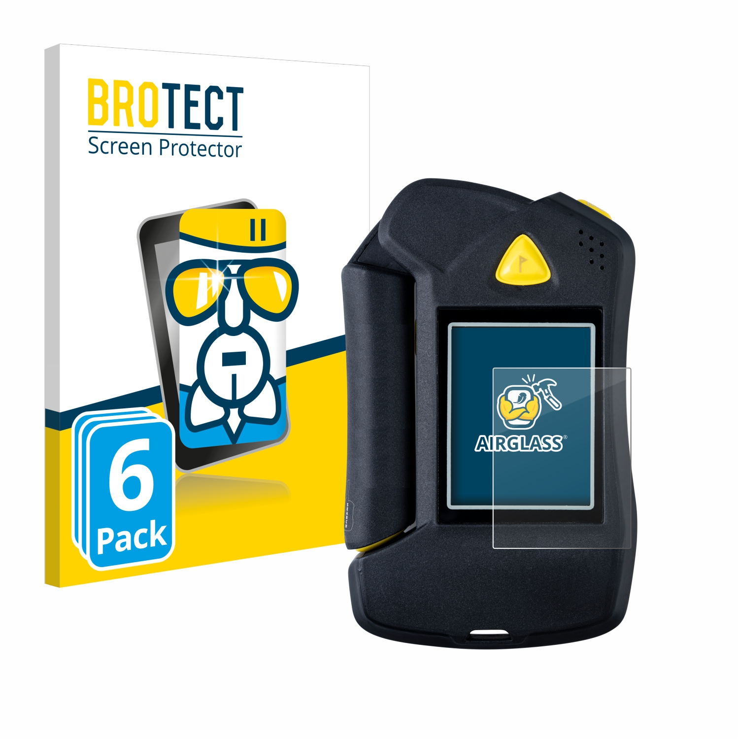 IPS) BROTECT PRO 6x Schutzfolie(für Airglass Pieps klare