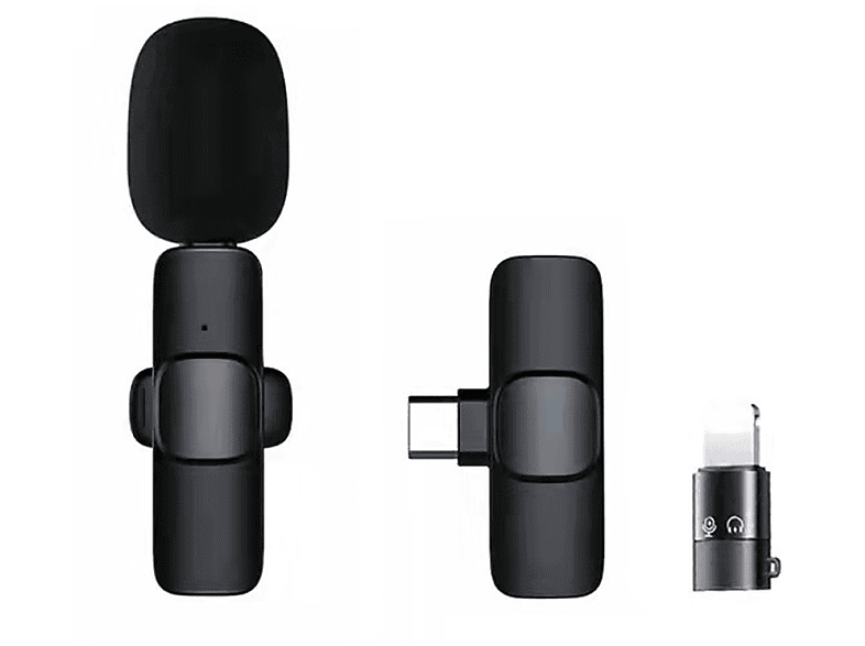 ELKUAIE Intelligente Geräuschreduzierung Mikrofon Schwarz