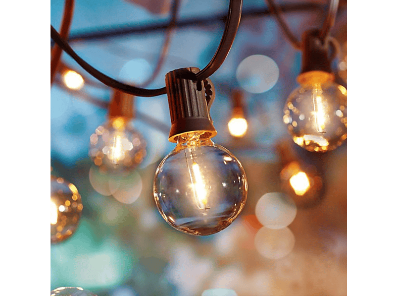 ALBRILLO Fairy Lights Lichterkette, Warmweiß | Außenleuchten