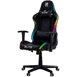ELITE  DESTINY MG200 RGB | Gaming Stuhl mit RGB-Farbwechsel, Schwarz RGB