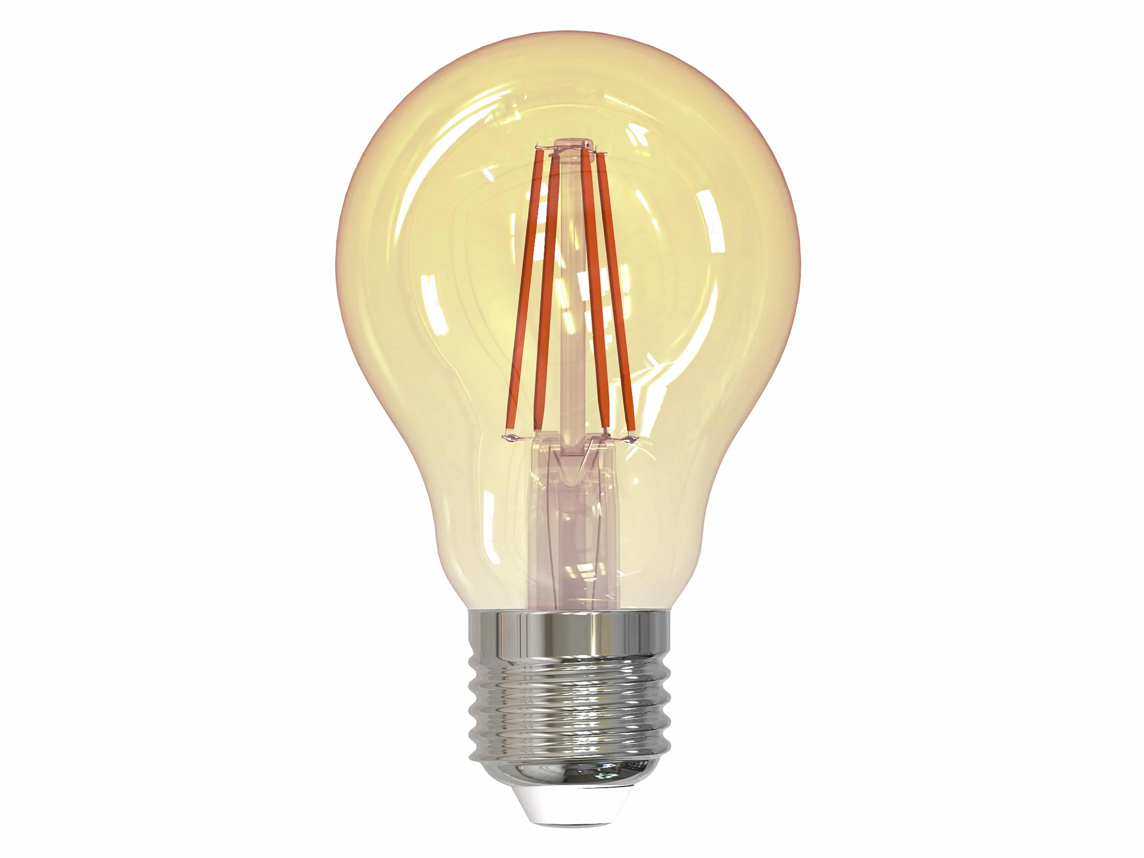 400lm, E27, 2000K F, MÜLLER-LICHT 4,5W, LED-Filament-Lampe, LED-Lampe EEK: