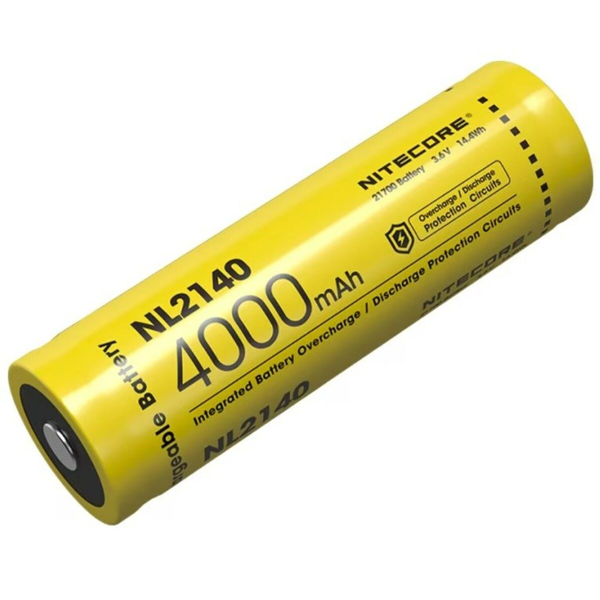 NITECORE Li-Ion 4000mAh Wiederaufladbare Typ Batterie Akku - Akku - NL2140 21700