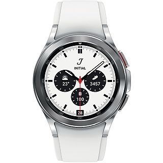Smartwatch - SAMSUNG Galaxy Watch4 Classic, 41,5 mm, Acero inoxidable, Plata