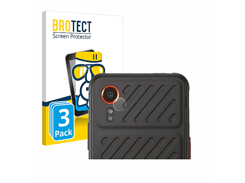 BROTECT 3x Airglass klare Schutzfolie(für Samsung Galaxy XCover 7)