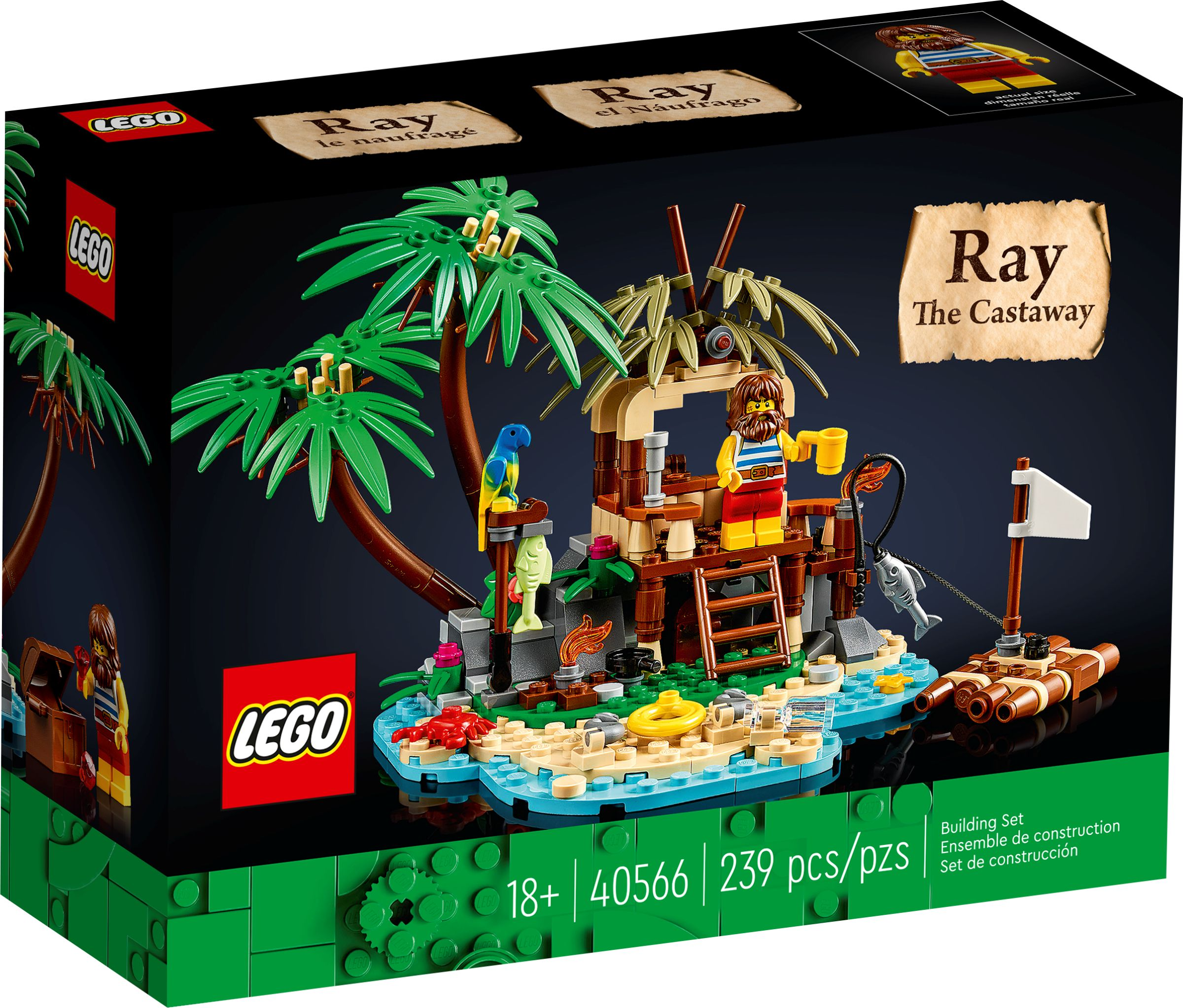 LEGO Ray Bausatz 40566 Schiffbrüchige der