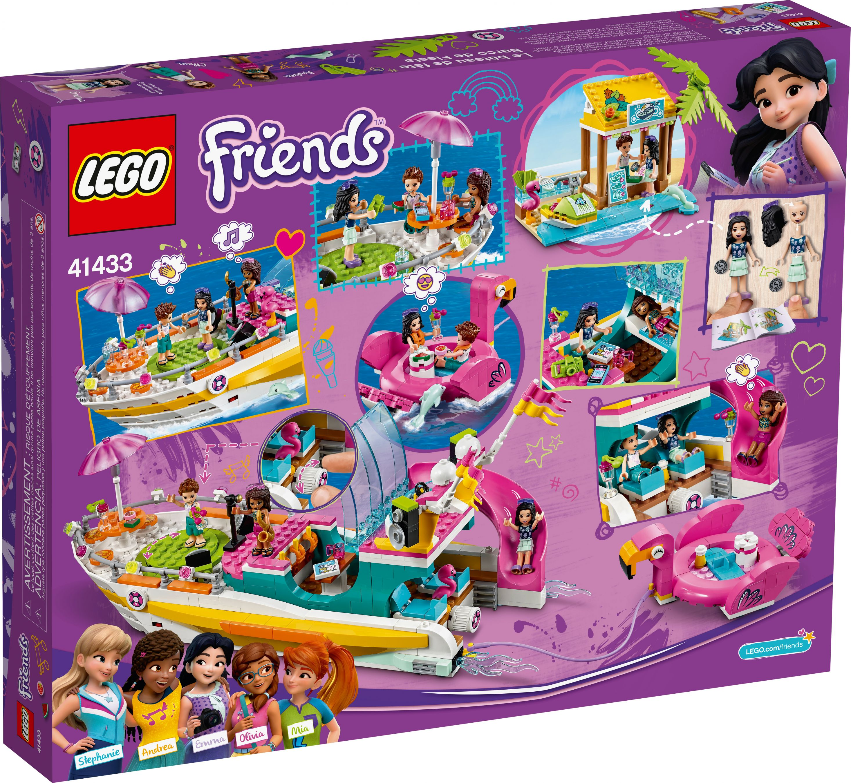 LEGO 41433 Partyboot Heartlake von City Bausatz