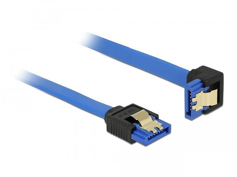 Kabel, SATA DELOCK Blau 85088