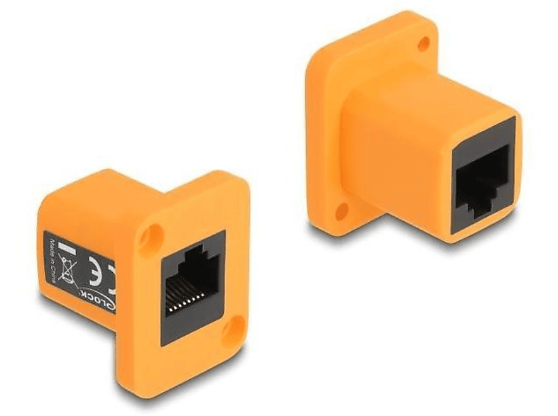 Orange DELOCK Adapter, 87998