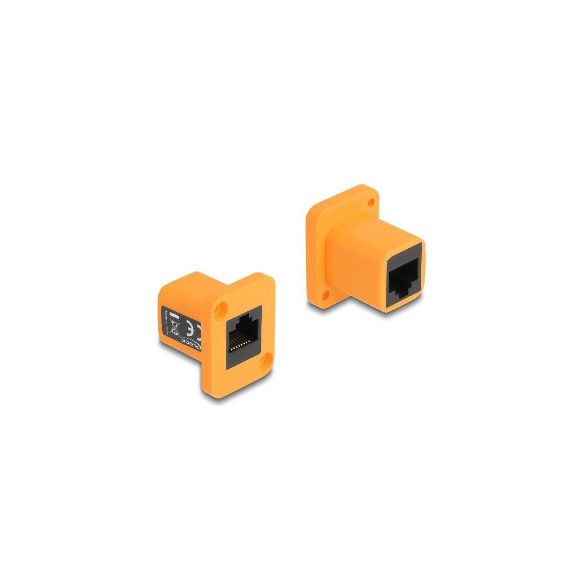 Orange DELOCK Adapter, 87998