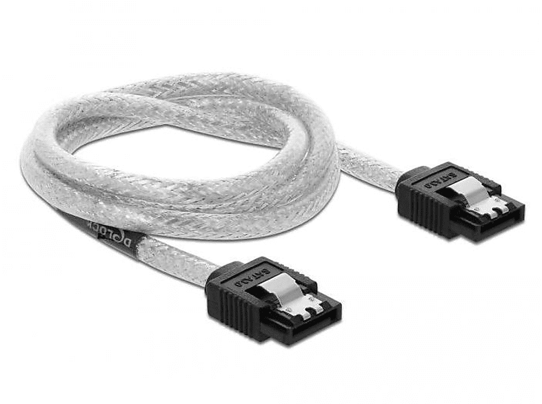 Kabel, SATA DELOCK Transparent 85343