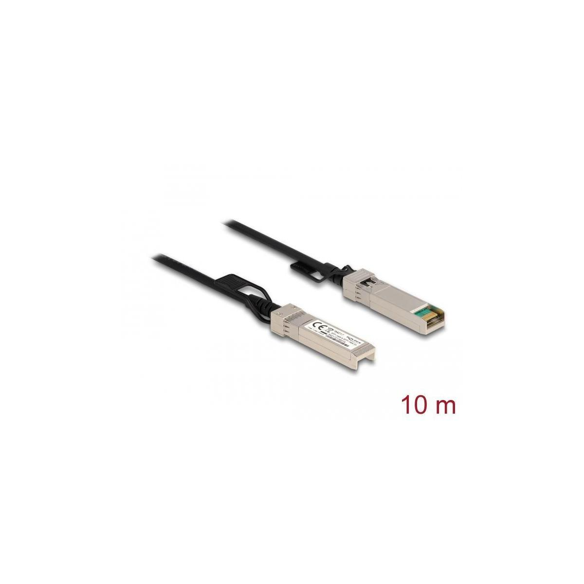DELOCK 84219 (DAC), Direct Schwarz Cable SFP+ Attachment
