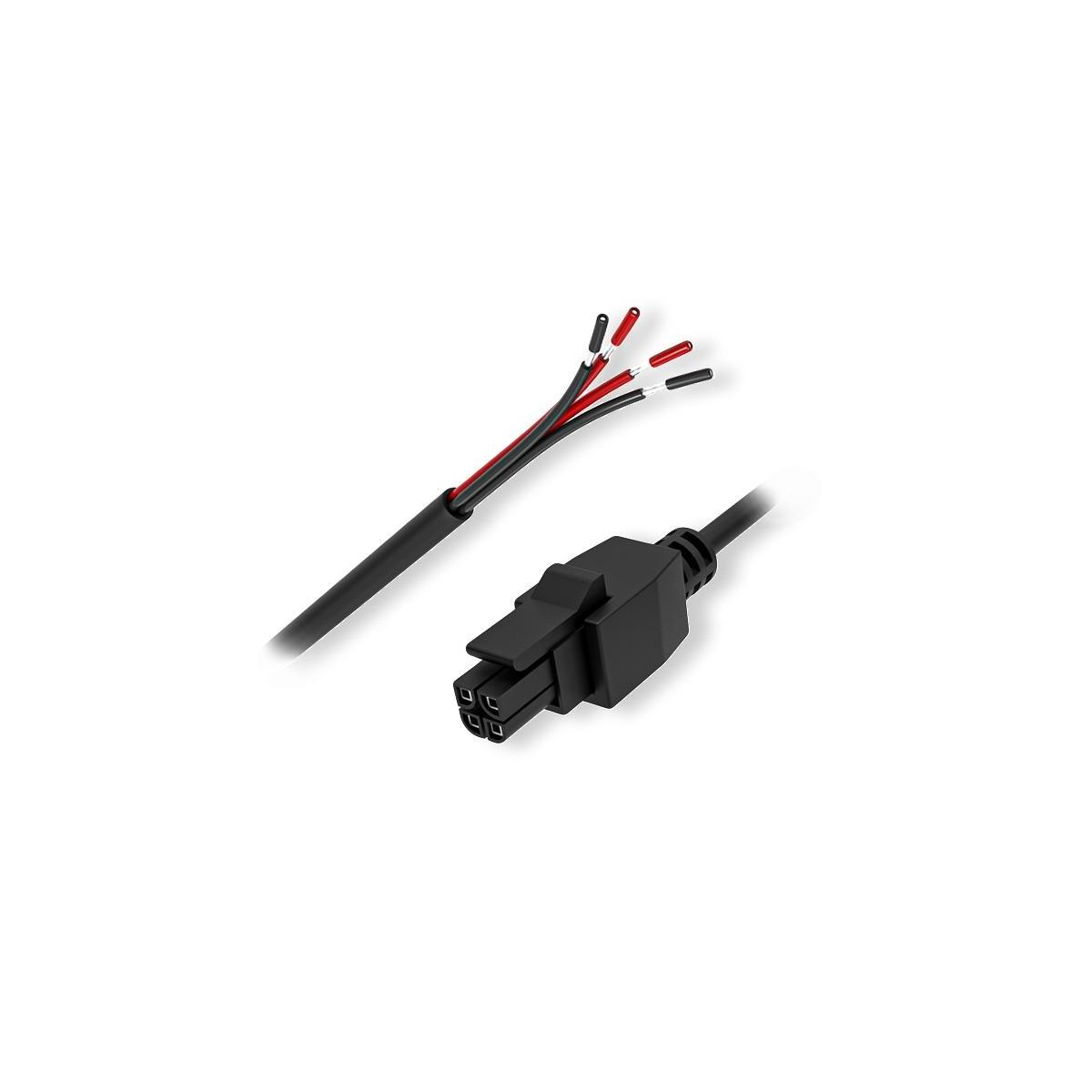 TELTONIKA Teltonika PR2PL15B Power Cable 4-way Netzwerk open with wire Stromkabel, Schwarz